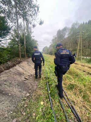 Wspólne działania policjantów ze Strażą Ochrony Kolei mające na celu zapewnienie bezpieczeństwa w obrębie torów oraz stacji kolejowych.