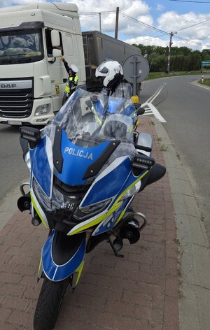 Kontrola kierowców podczas działań Trzeźwość.