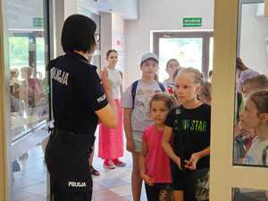 Dzieci odwiedziły sanockich policjantów
