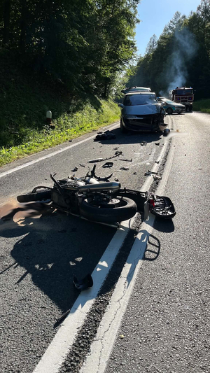 Wypadek w miejscowości Wujskie