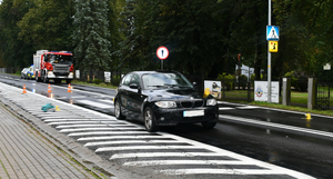Potrącenie pieszej w Nowosielcach