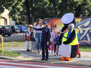 Sanockie policjantki dbają o bezpieczeństwo najmłodszych uczniów